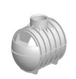 Емкость пластиковая под бытовые стоки 2000 л