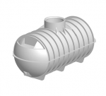 Емкость пластиковая под бытовые стоки на 3000л